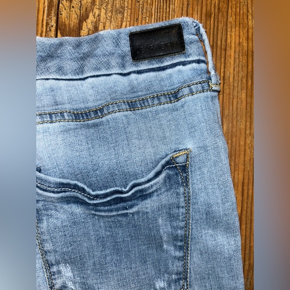 Dear John Blue Skinny Jeans Havana Style Size 14 - Picture 8 of 9